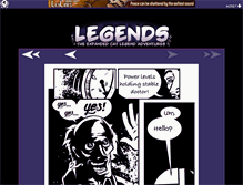 Tablet Screenshot of legends.spiderforest.com