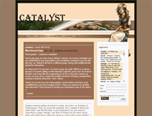 Tablet Screenshot of catalyst.spiderforest.com